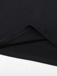 2026 vente en gros été femmes décontracté couleur unie côtes court coupe ajustée à manches longues haut - Product Image 6