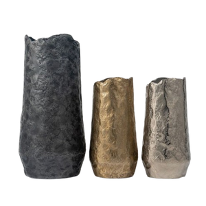 Centres de table modernes, vase à fleurs fait main doré, vase de table artisanal, vase décoratif pour la décoration intérieure de mariage - Product Image 6