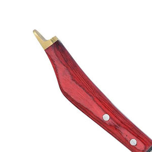 Couteau à sabot manuel de haute qualité certifié CE pour usage vétérinaire Base d'instruments chirurgicaux à manche en bois en acier inoxydable personnalisé - Product Image 4