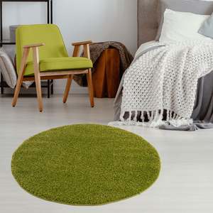 Ensemble de tapis vert uni Myshaggy 60X110 cm - Product Image 2