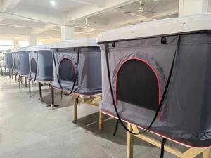 Tente de toit ultra-fine et légère à montage rapide, tente de camping en aluminium pour voiture, tente de toit rigide pour voiture - Product Image 5