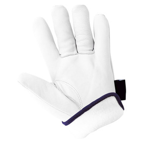 Guantes de seguridad de cuero de piel de cabra de primera calidad Guantes de conductores aislados de alta resistencia Guantes personalizados suaves y cómodos resistentes al calor - Product Image 4