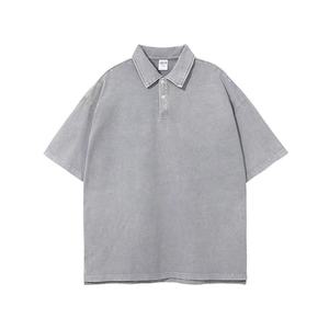 Polo de Alta Calidad para Hombre, 275G, 100% Algodón, Teñido, Estilo Casual, Talla Grande - Product Image 2