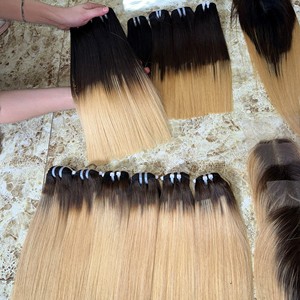 Fournisseur de Cheveux Humains Bruts Vietnamiens Remy Cheveux Bundles Droit Top Style Corps Cuticule Aligné Double Dessiné Soyeux 100g - Product Image 2