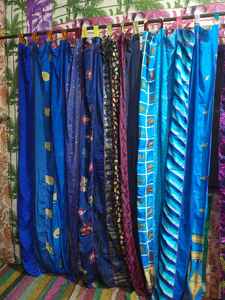 Cortinas transparentes con filtrado de luz azul con tratamientos de ventana de patrón único para dormitorio, sala de estar, comedor, dormitorio de Hotel - Product Image 4