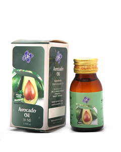 SAC 100% Huile essentielle d'avocat à base de plantes et naturelle 30ml Technologie de verre micro-courant pour les soins des cheveux et de la peau - Product Image 2