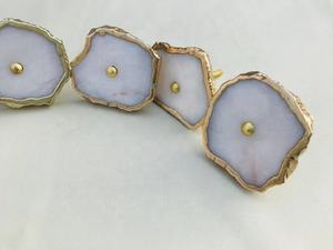 Agate blanche naturelle, classiques, bouton d'agate, Feng Shui, fait à la main pour la décoration de la maison et la prospérité du bureau, outils de création de richesse - Product Image 4