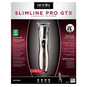 Tondeuse sans fil Slimline Pro GTX avec batterie 2500 mAh, en acier inoxydable, électrique USB, pour usage domestique et en camping-car, lavable - Product Image 1