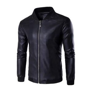 Chaqueta de cuero unisex de invierno con cremallera de talla grande para mujer, colores y diseños personalizables - Product Image 3