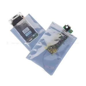 Bolsas de protección antiestática plateadas grises resellables con cierre zip ESD para electrónica, PCB, reacondicionamiento de portátiles y reciclaje. - Product Image 1