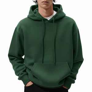 Sudadera con Capucha Extra Grande de Estilo Urbano Personalizada, con Cierre, Lavado Ácido, Dobladillo Deshilachado, Estilo Vintage, Hip-Hop, 100% Algodón, Absorbe la Humedad - Product Image 5