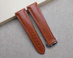 Cómodas correas de reloj de cuero de alta calidad colores marrones correa de reloj de cuero genuino correas genuinas para hombres y mujeres - Product Image 4