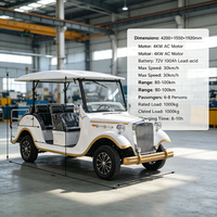 Voiture électrique classique antique haut de gamme, confortable et spacieuse avec batterie 4 KW72V 100AH
