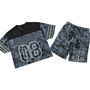 Conjunto de Camiseta y Pantalones Cortos para Hombre, Estilo Clásico de Verano, Ropa Deportiva de Dos Piezas para Gimnasio, Entrenamiento, Fitness, Ejercicio, Correr - Product Image 4