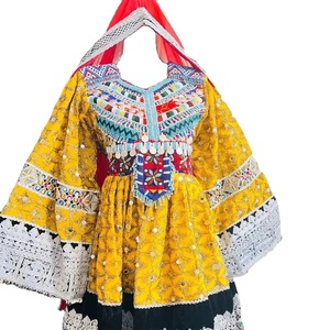 LONG SLEEVES BEST QUALITY WOMEN AFGHANI DRESSES WITH HANDWORK FINE STITCHING NEW TRENDY DESIGNS - Product Image 1