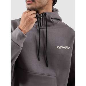 Camiseta Utilitaria para Hombre en Gris Granito, Corte Holgado con Diseño de Bolsillo, Hecha de Tela de Felpa Francesa 100% Algodón - Product Image 5