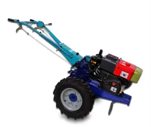 15pk 18pk 20pk 22pk Farm Mini Diesel Motocultor Power Tiller Tweewiel Mini Walking Hand Tractor