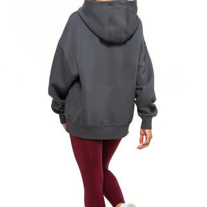 Sudaderas con capucha y sudadera de manga larga de gran tamaño para mujer, sudaderas con capucha sólidas para mujer, sudaderas con capucha de talla grande para Otoño e Invierno - Product Image 3