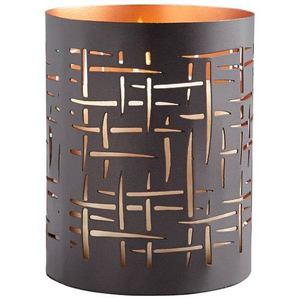 Portavelas Ecológico con Acabado en Polvo Negro, Soporte para Velas de Metal Decorativo Hecho a Mano para Decoración de Fiestas - Product Image 1