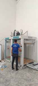 เครื่องกดไฮดรอลิกประตูเย็นสำหรับอุตสาหกรรมเฟอร์นิเจอร์ผู้ผลิตไก่งวงพื้นไม้ลามิเนตหลายชั้นประตู MCP 30.AUTO - Product Image 6