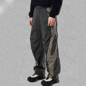 Moda Nylon Track Pantalones Patchwork Hombres Jogger Pantalones de chándal Casual Poliéster Liso Personalizado Hombres Jogger Pantalones - Product Image 1