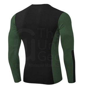 Camisetas de Compresión Deportivas de Alta Calidad al por Mayor, 100% Poliéster, Transpirables, de Secado Rápido, Manga Larga, para Fitness - Product Image 6