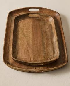 New wooden serving <b>tray</b> with handle <b>Storage</b> <b>Trays</b> - Product Image 1