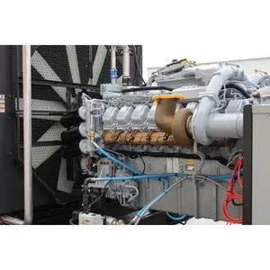 Groupe électrogène diesel industriel triphasé 1000 kW, sortie 277/480 V, châssis ouvert, alimentation de secours commerciale - Modèle DS1000 - Product Image 3