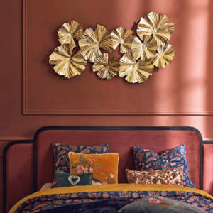 Panel de Arte de pared de hierro Vintage de diseño de lujo moderno hecho a mano de Metal decoración Interior del hogar elegante característica de pared colgante - Product Image 1
