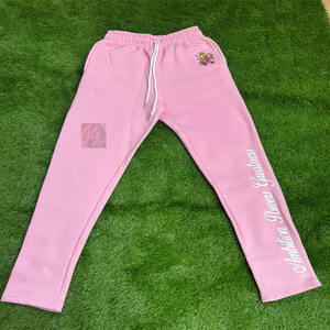 Conjunto de Sudadera con Capucha y Pantalones Deportivos, Material Grueso de 400 g/m², Serigrafía en las Mangas y Logotipos Bordados, Cintura Elástica - Product Image 3