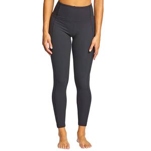Ensemble de vêtements de sport pour femmes en coton/fibre de bambou, respirant, écologique, leggings de yoga, coupe bootcut - Product Image 5