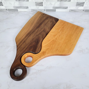 Plateaux de restauration en bois au prix le plus bas planche à plateau en bois pour la nourriture servant des planches à fromage de forme irrégulière - Product Image 6