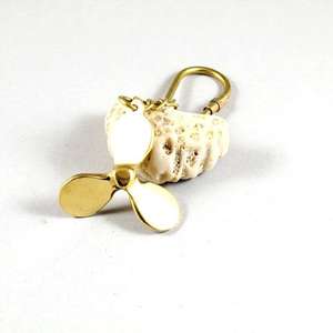 Porte-clés en laiton télescope Design Vintage nautique Maritime cadeau de collection - Product Image 6