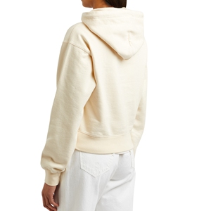 Vente en gros de sweat-shirts à capuche pour femmes, coupe courte, coton lourd, lavage à l'acide, style gothique, doublé, vêtements OEM - Product Image 3