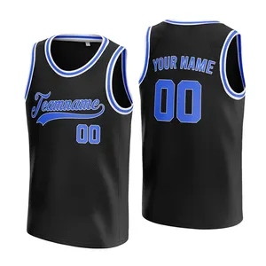 A buon mercato ultime uniformi Jersey Nbaing ricamo traspirante maglie da basket Design con logo personalizzato