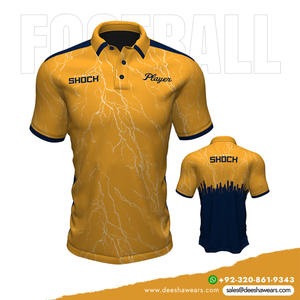 Camisetas Polo de fútbol americano de alto rendimiento Ropa de equipo transpirable Tops de entrenamiento de secado rápido para hombres - Product Image 3