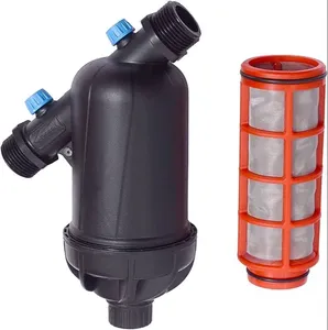 Filtro de disco tipo T Premium de 2,5 \ "para uso agrícola Tecnología de filtración multicapa Bridas de abrazadera híbridas Nuevo riego hidropónico - Product Image 1