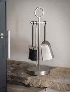 Juego de herramientas largas para chimenea de hierro Natural de 3 piezas para el hogar, interior y exterior, incluye 3 herramientas, juegos de chimenea y accesorios, suministros de jardín - Product Image 2