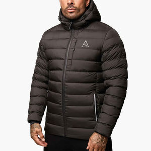 Veste matelassée légère, imperméable, veste en duvet matelassée avec sac de rangement pour le camping en plein air, veste de plein air - Product Image 1