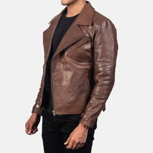 Veste en cuir pour hommes de haute qualité de bonne qualité meilleure vente en gros prix hommes vestes en cuir pour vente en ligne vestes pour hommes - Product Image 3