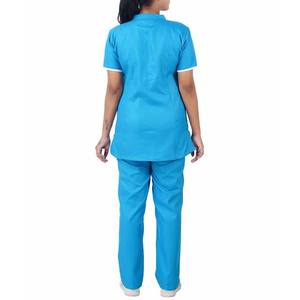 Cómodos uniformes médicos Trajes 100% Poliéster Nylon Mejor calidad Scrub Uniformes Traje Conjuntos para damas Enfermera Médico Scrubs - Product Image 2