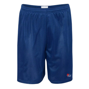 Pantalones cortos de malla de verano para hombre, pantalones cortos deportivos de malla de marca personalizados de moda informales simples de dos bolsillos de color sólido - Product Image 1
