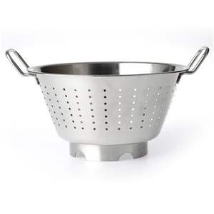 Colador de Acero Inoxidable con Diseño Compacto y Malla Fina para Cocinas Pequeñas, Lavado Diario de Frutas y Verduras - Product Image 1