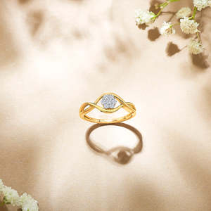 Anillo Twist of Bloom de Oro y Diamantes - Product Image 1