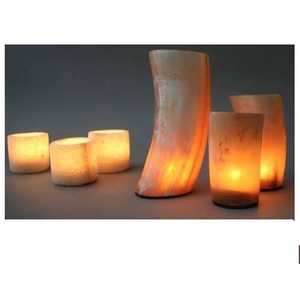 Diseño moderno cuerno de búfalo soporte de luz en T forma redonda lujo decoración al por mayor vela elegante soporte de luz en T - Product Image 5