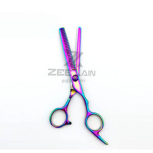 Meilleures ventes Kit de ciseaux de coiffeur multicolores Nouvelle arrivée avec lame en acier inoxydable - Product Image 3