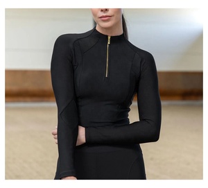 Design personnalisé Sweat 4-way Strech Chemise équestre à manches longues pour femmes - Product Image 6