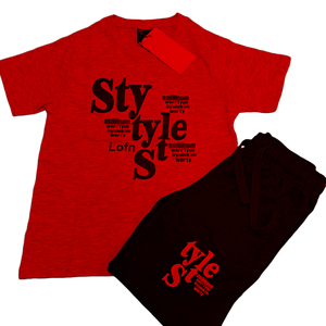 เสื้อกอล์ฟแขนสั้นคอวีสวมใส่สบายสำหรับผู้ชาย, 2.0 100% 180Gsm ผ้าฝ้ายปักตัวอักษร - Product Image 3