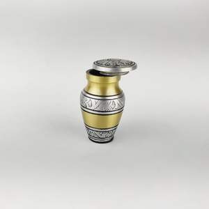 Urnes en or argent antique pour cendres adultes urnes funéraires pour papa grande urne pour homme femme urne funéraire pour hommes femmes taille personnalisée - Product Image 4