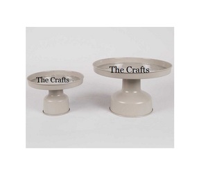 Support de gâteau de fer de conception de luxe avec le couvercle en verre pour le support de service de gâteau d'hôtellerie et de vaisselle au prix bon marché - Product Image 3